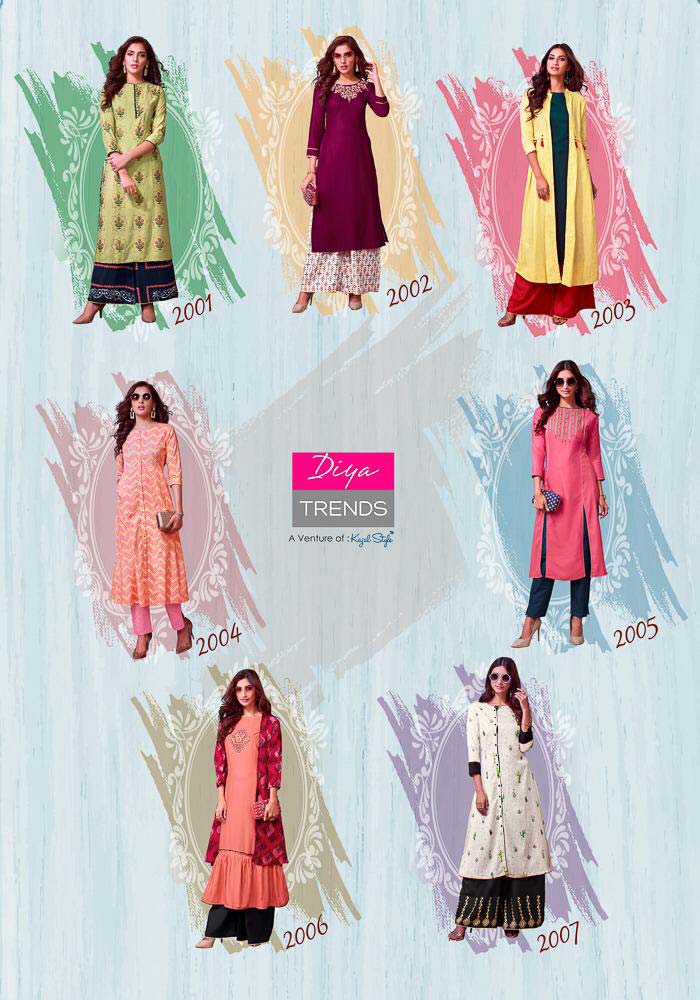 Globus City Vol-2 Diya Trends Rayon Wholesale Kurti Globus City Vol-2 Diya Trends Rayon Wholesale Kurti